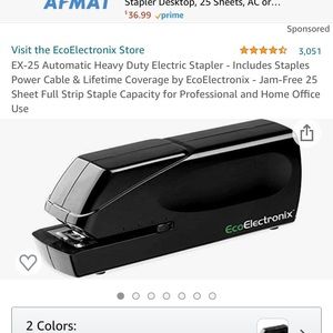 Electric stapler, does not include staples.